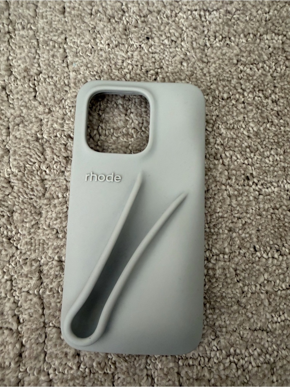 RHODE Light Gray Silicone iPhone 13 Pro Case